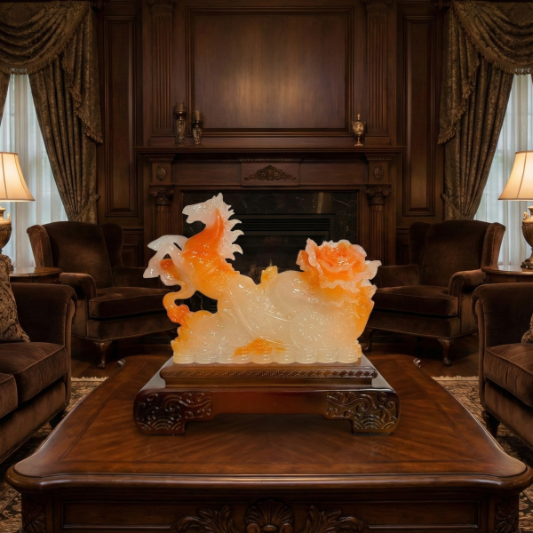 Ngựa kéo bắp cải  tiền đồ rộng mở màu lưu ly  cỡ đại