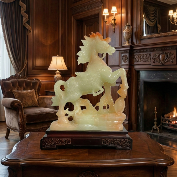 Ngựa tướng quân màu lưu ly 1, màu bạch ngọc 1