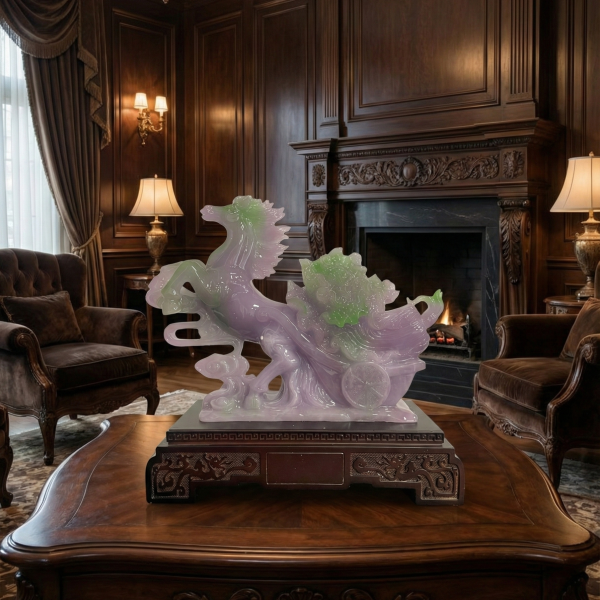 Ngựa ngọc tím phát tài