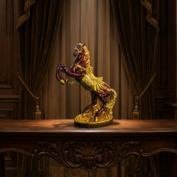 Ngựa vàng 1, tím  1